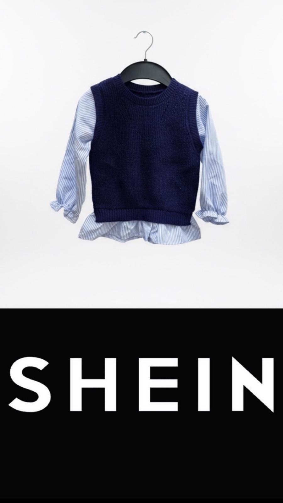 Pull bleu shein