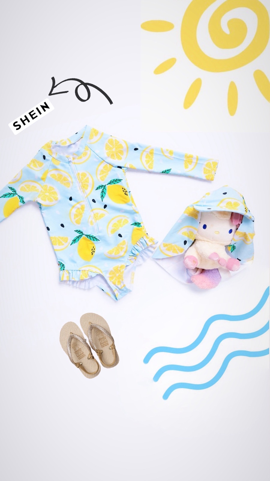 Je vends maillot avec chapeau citron