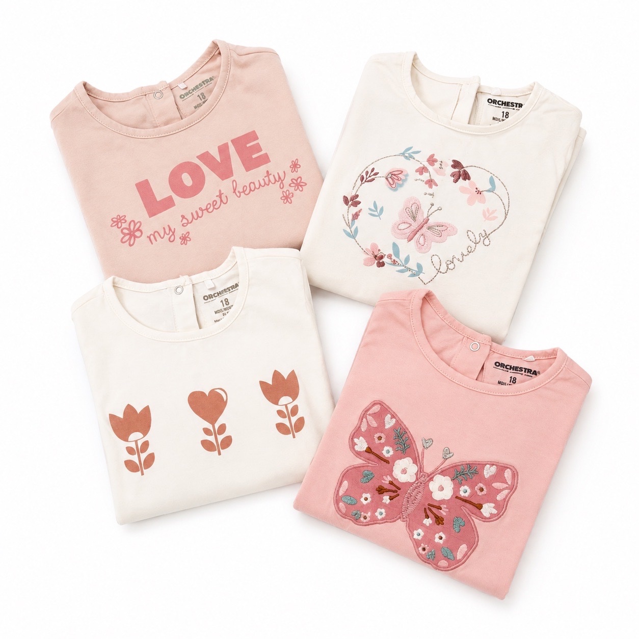 Lot 4 pull fille 