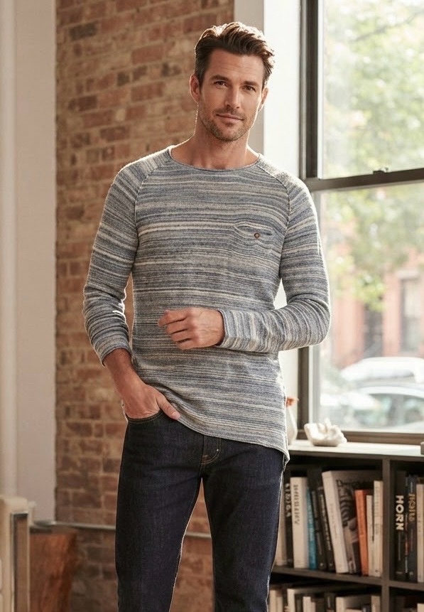Pull Royal Class gris chiné