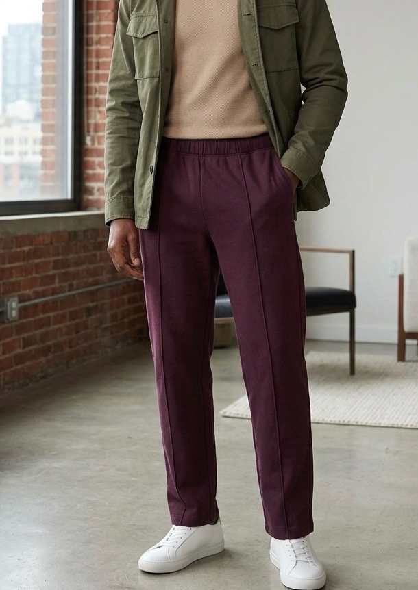 Pantalon homme rouge