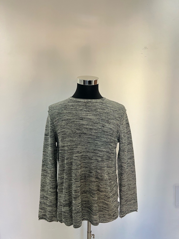 Pull Tom Tailor gris chiné
