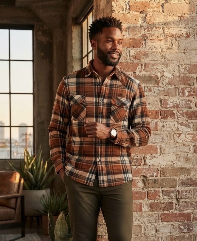Chemise carreaux