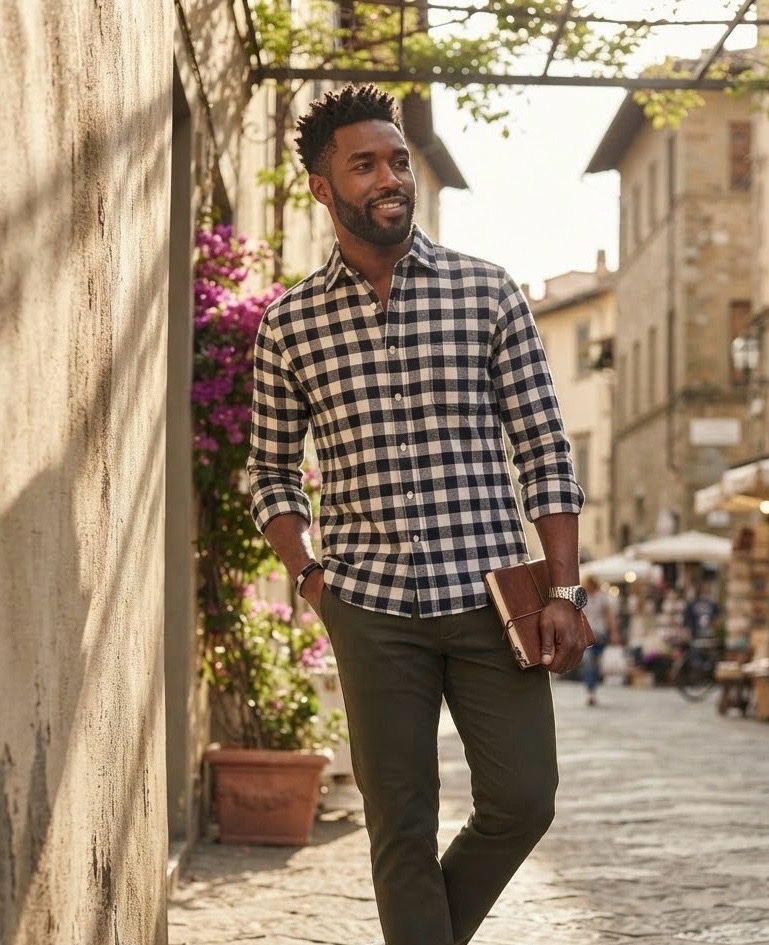 Chemise careeaux homme taille L