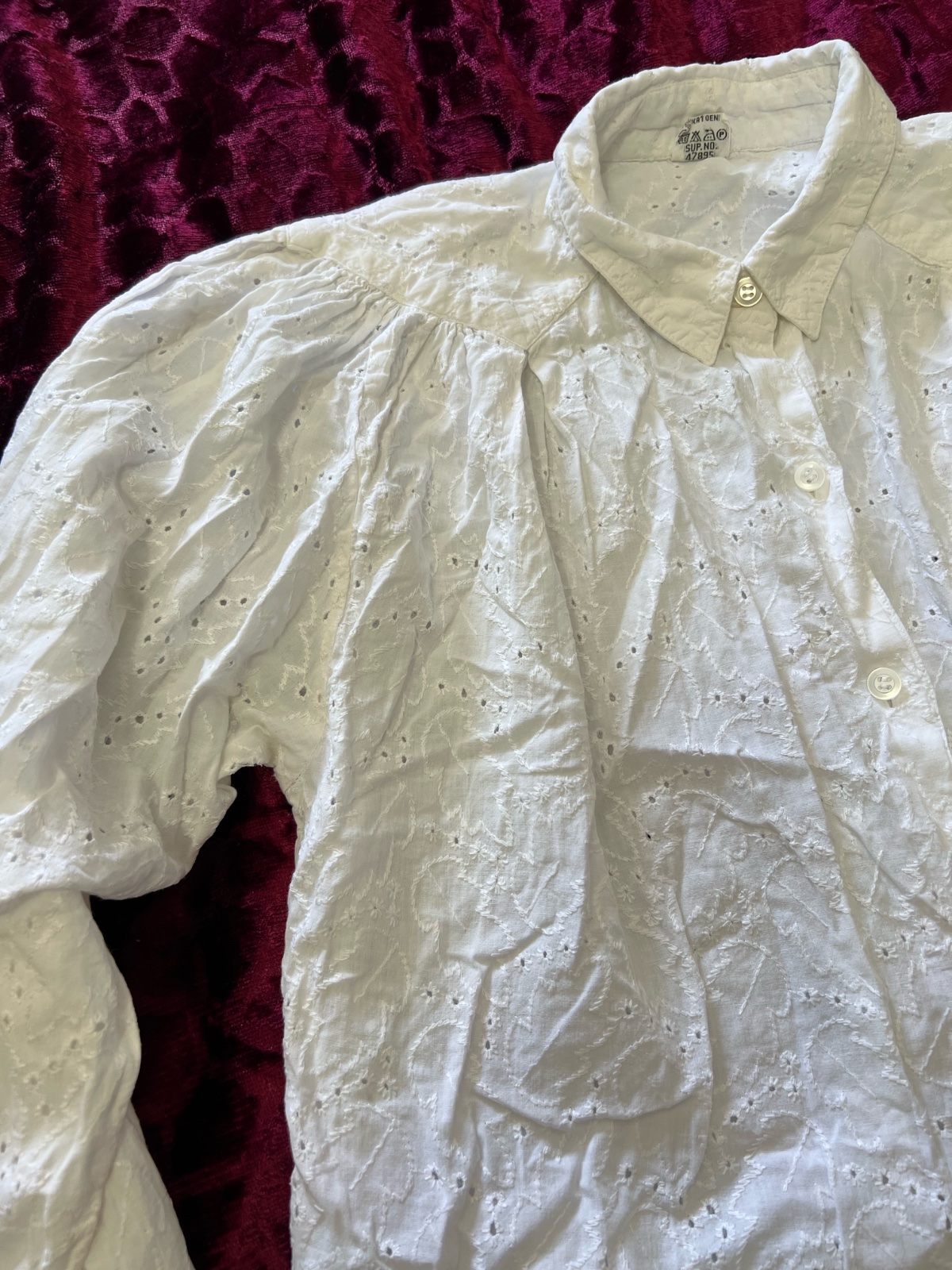 Chemise broderie