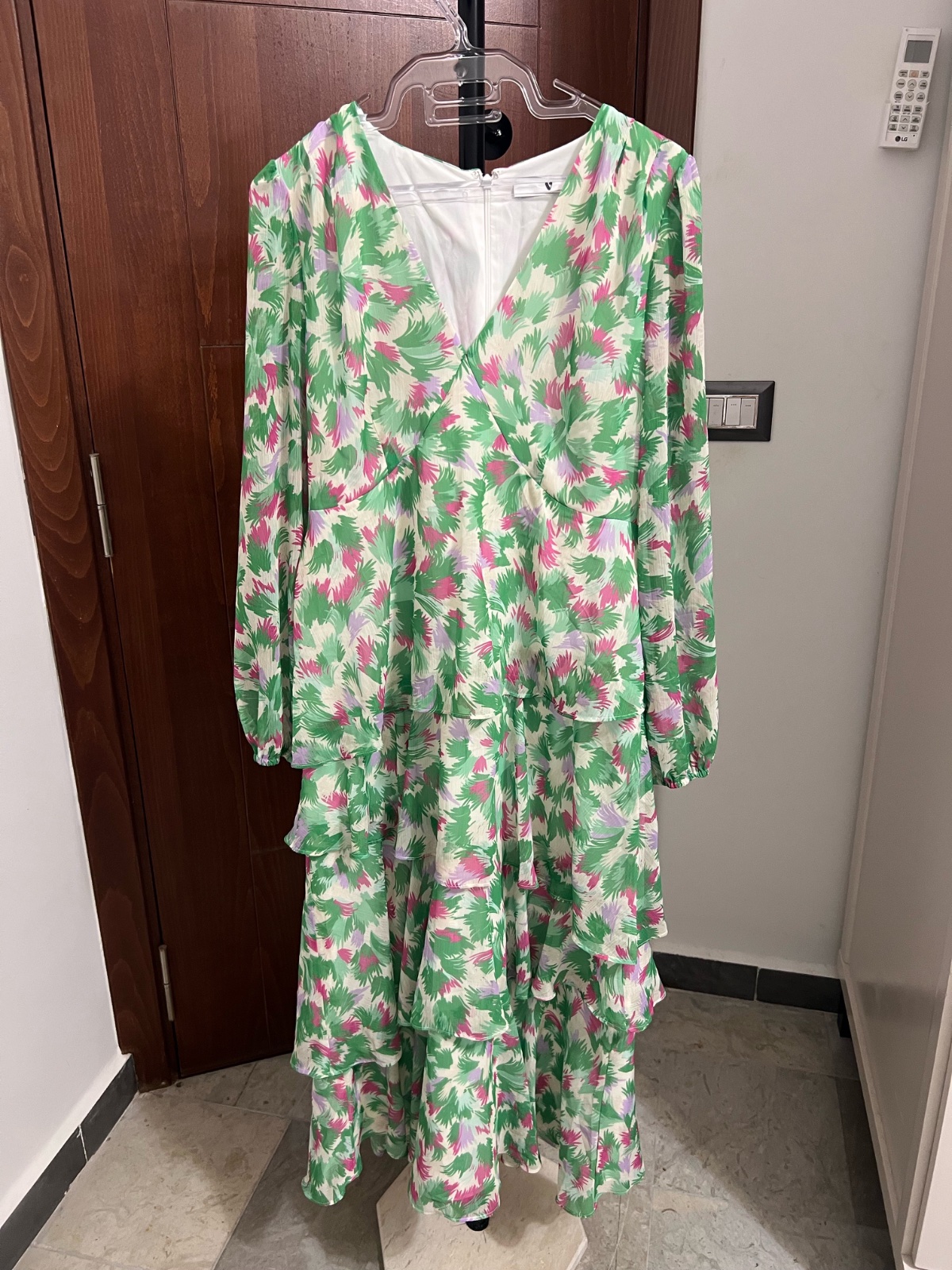 Robe avec volants