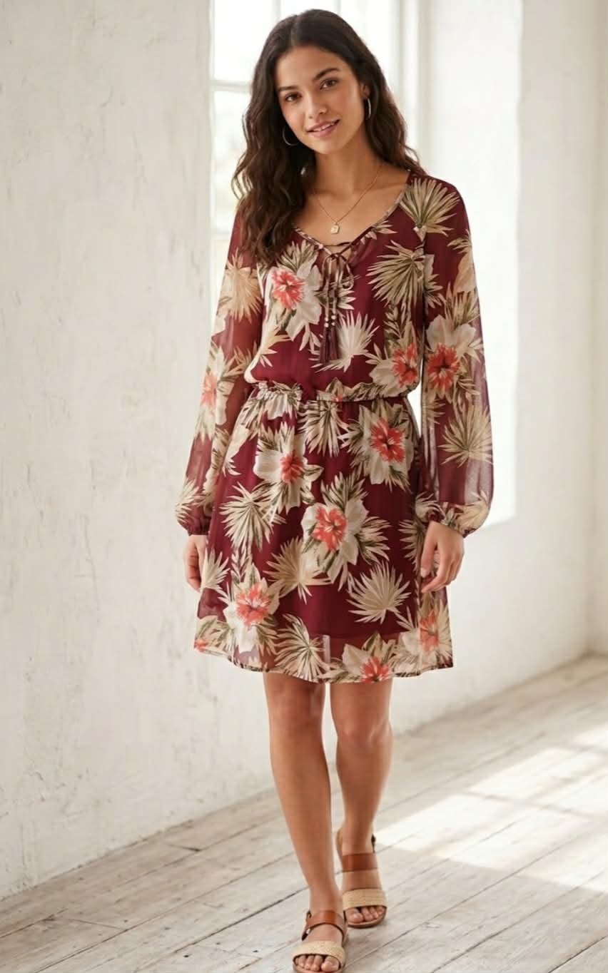 Robe mousseline 