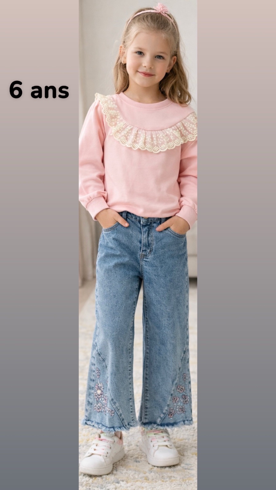 Jean +pull (fille)
