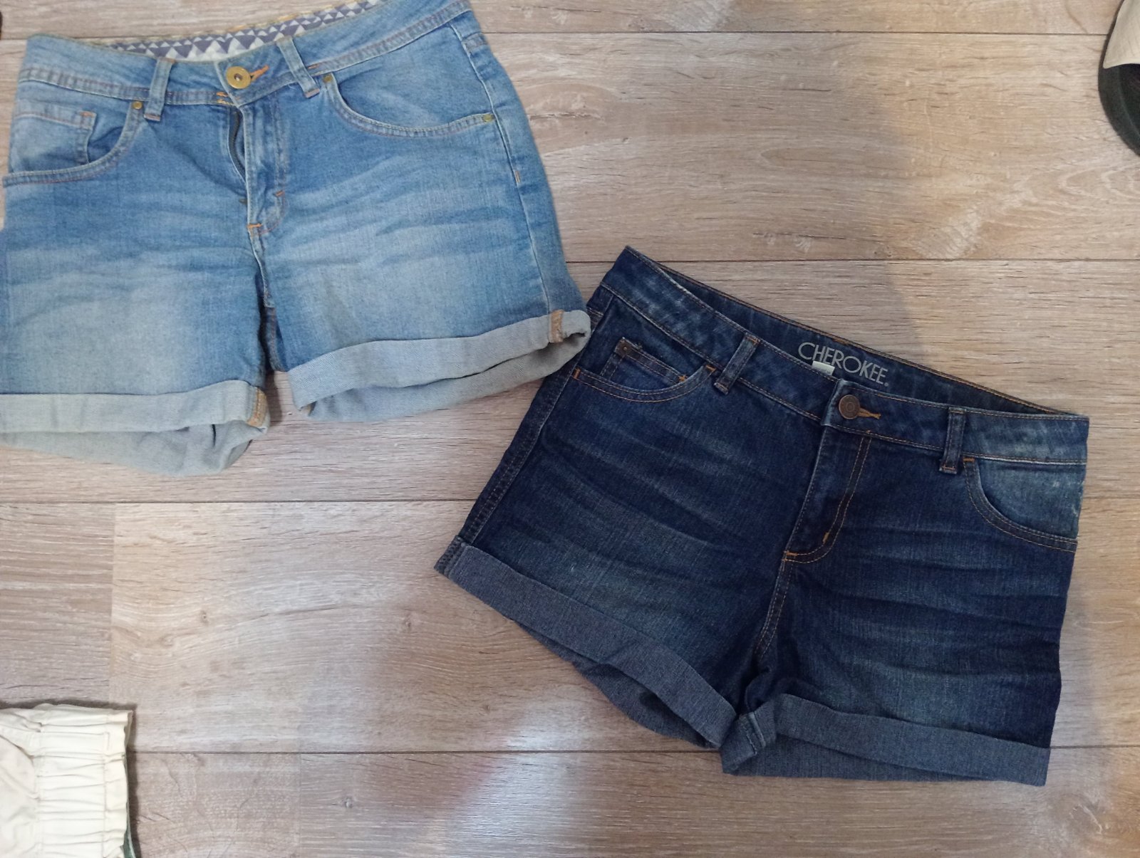 Lot de 2 short jean
