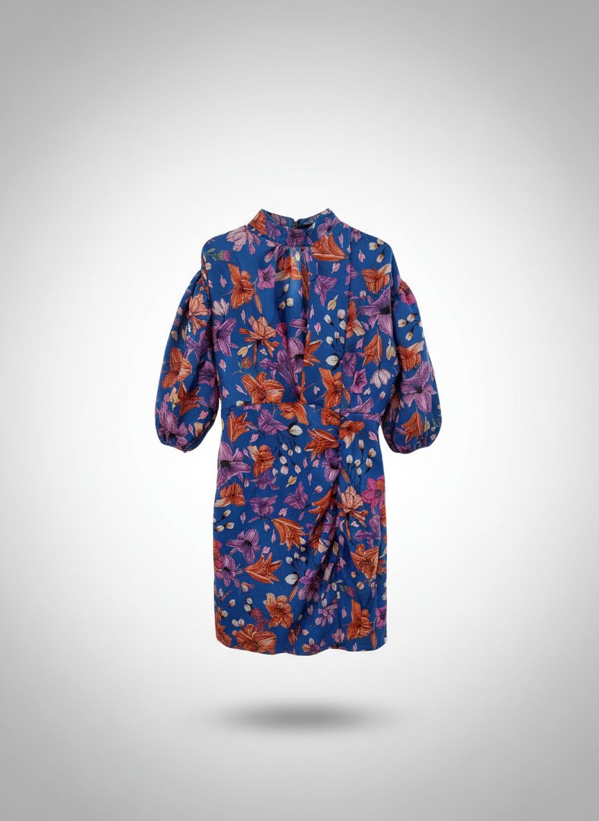 Robe longue fleurie 