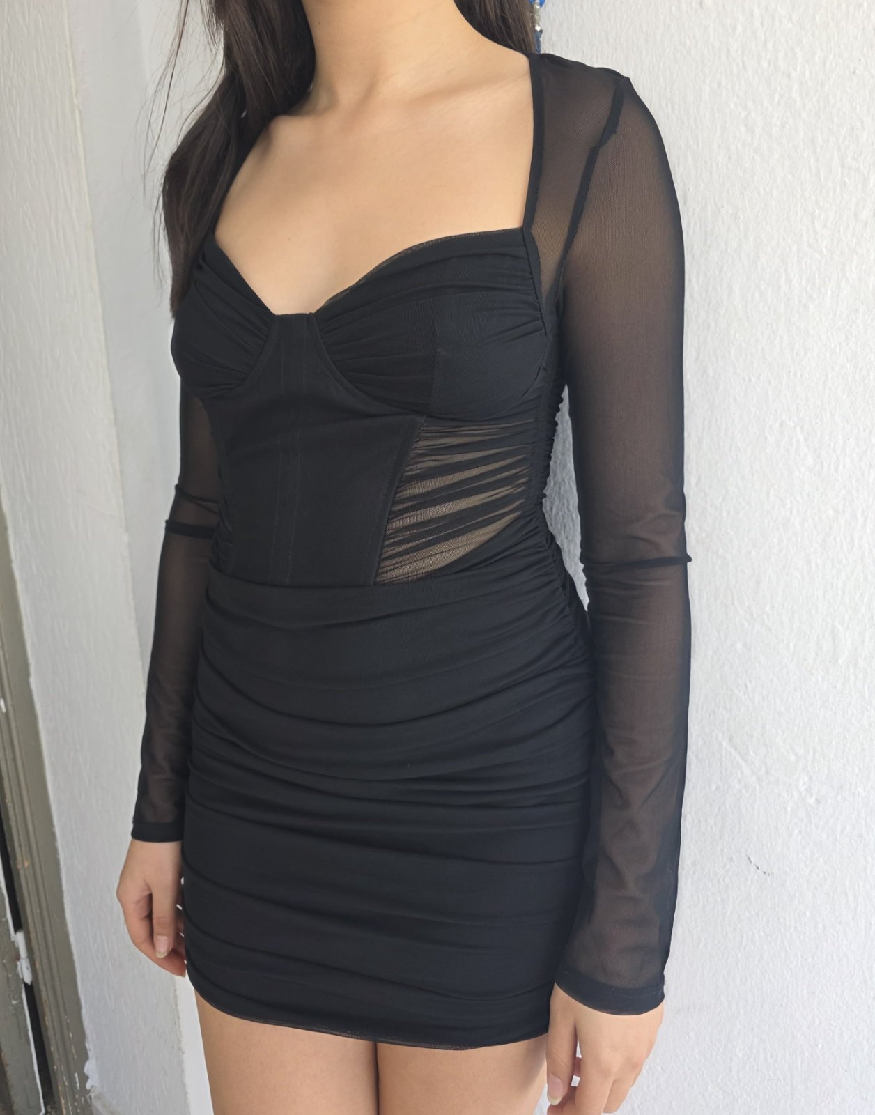 Black mini dress 