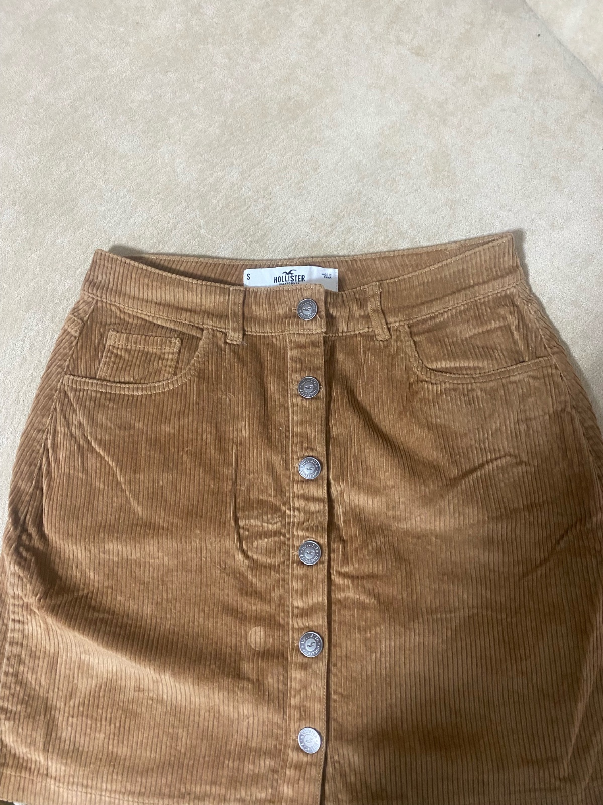 Belle jupe couleur camel 