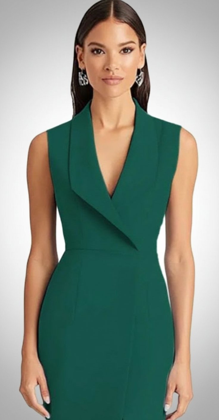Robe vert bouteille 