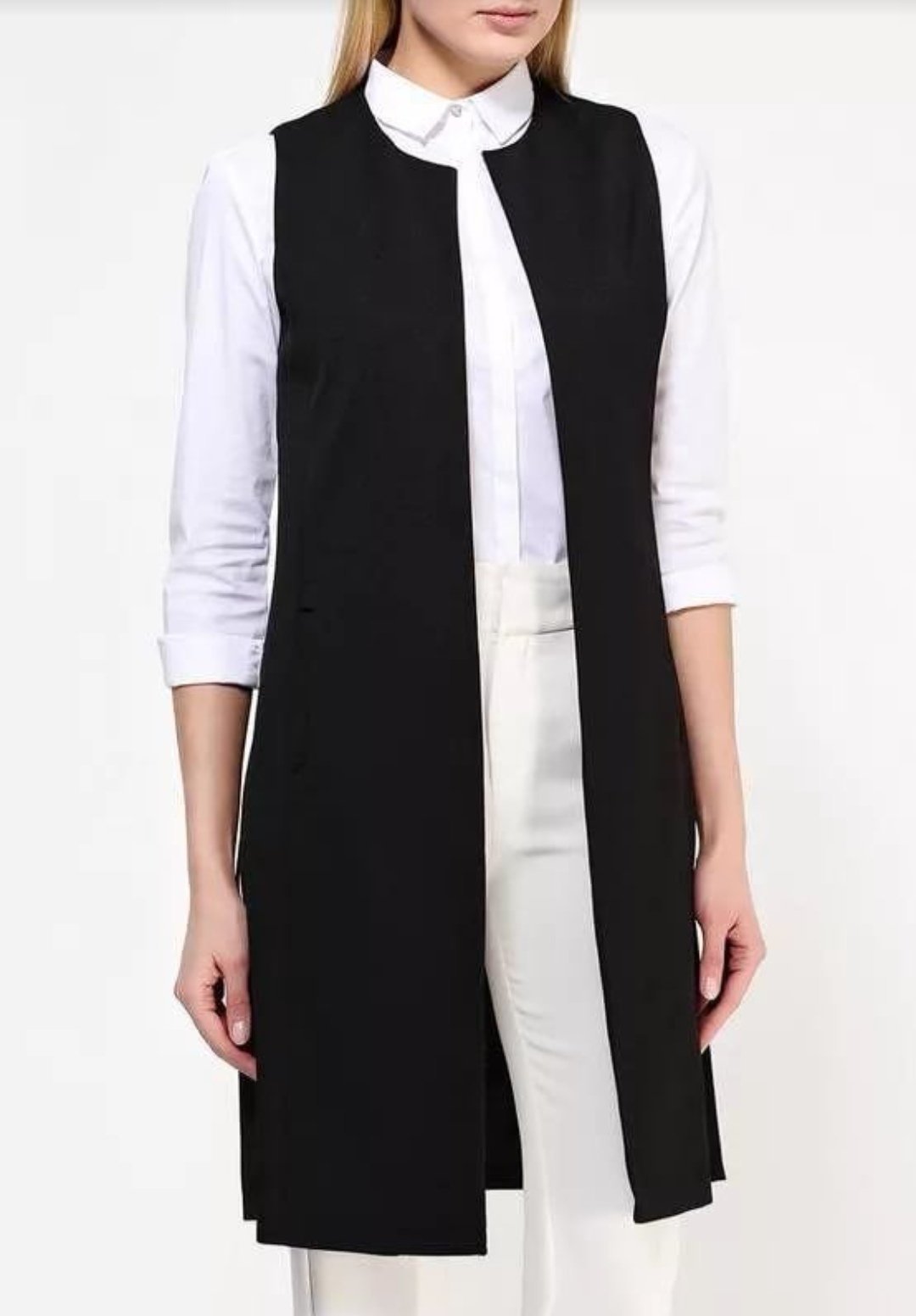 Jacket longue sans manches 