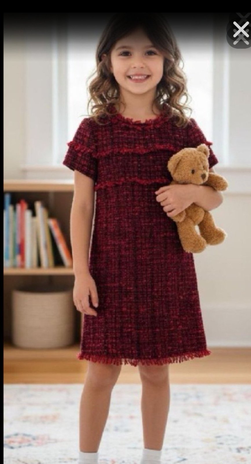 Robe en tweed 