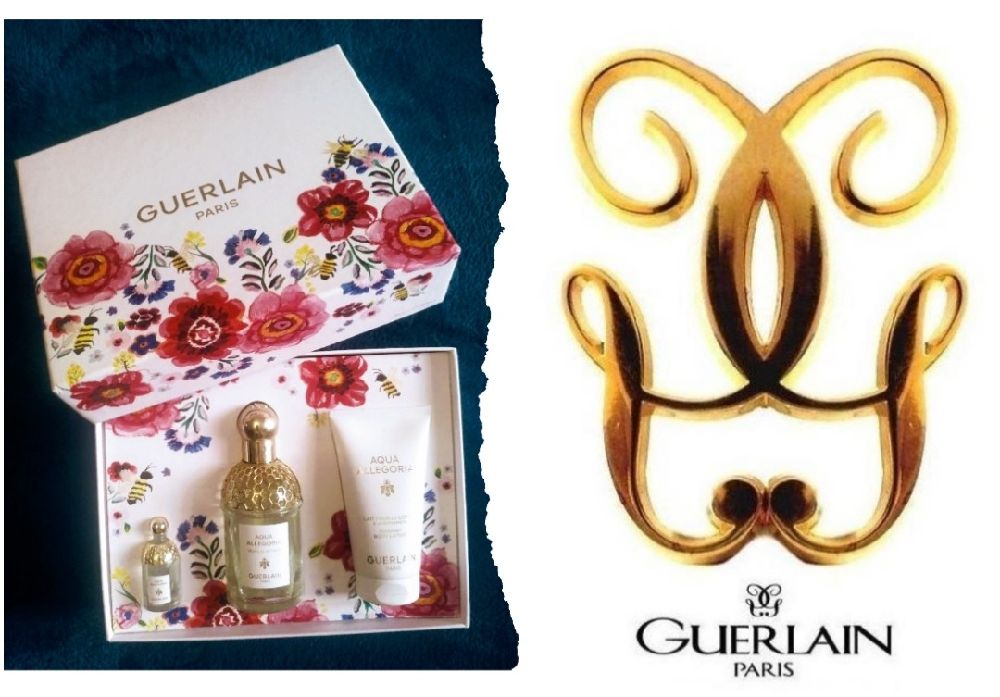 Coffret femme Guerlain deux flacons 75ml et 7.5ml + lait 50 ml