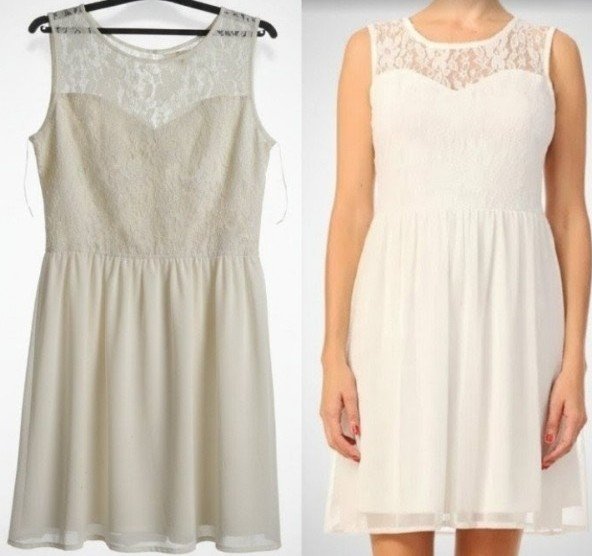 Robe patineuse à top ornementé 