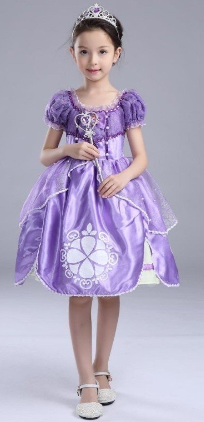 Tenue princesse Sofia 8_10 ans