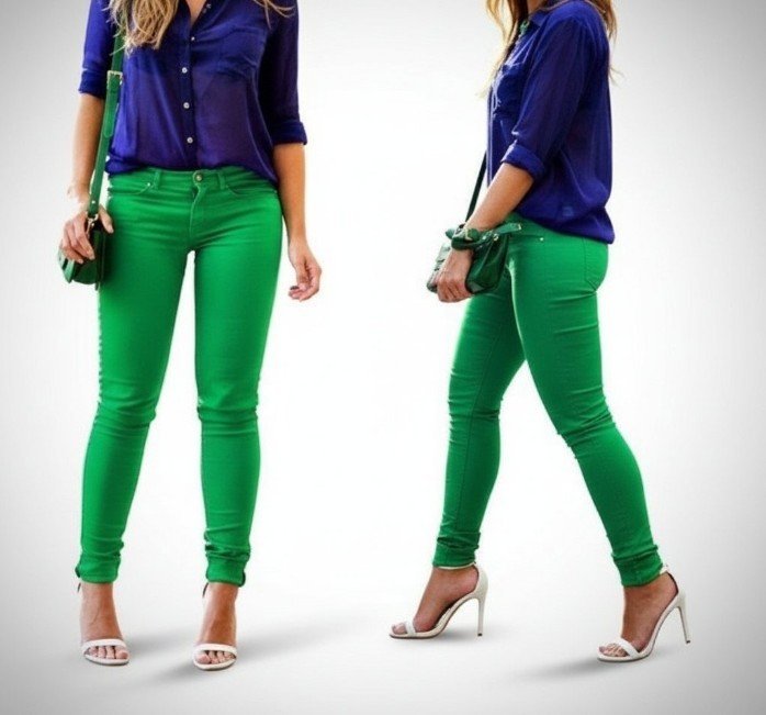 Jeans vert