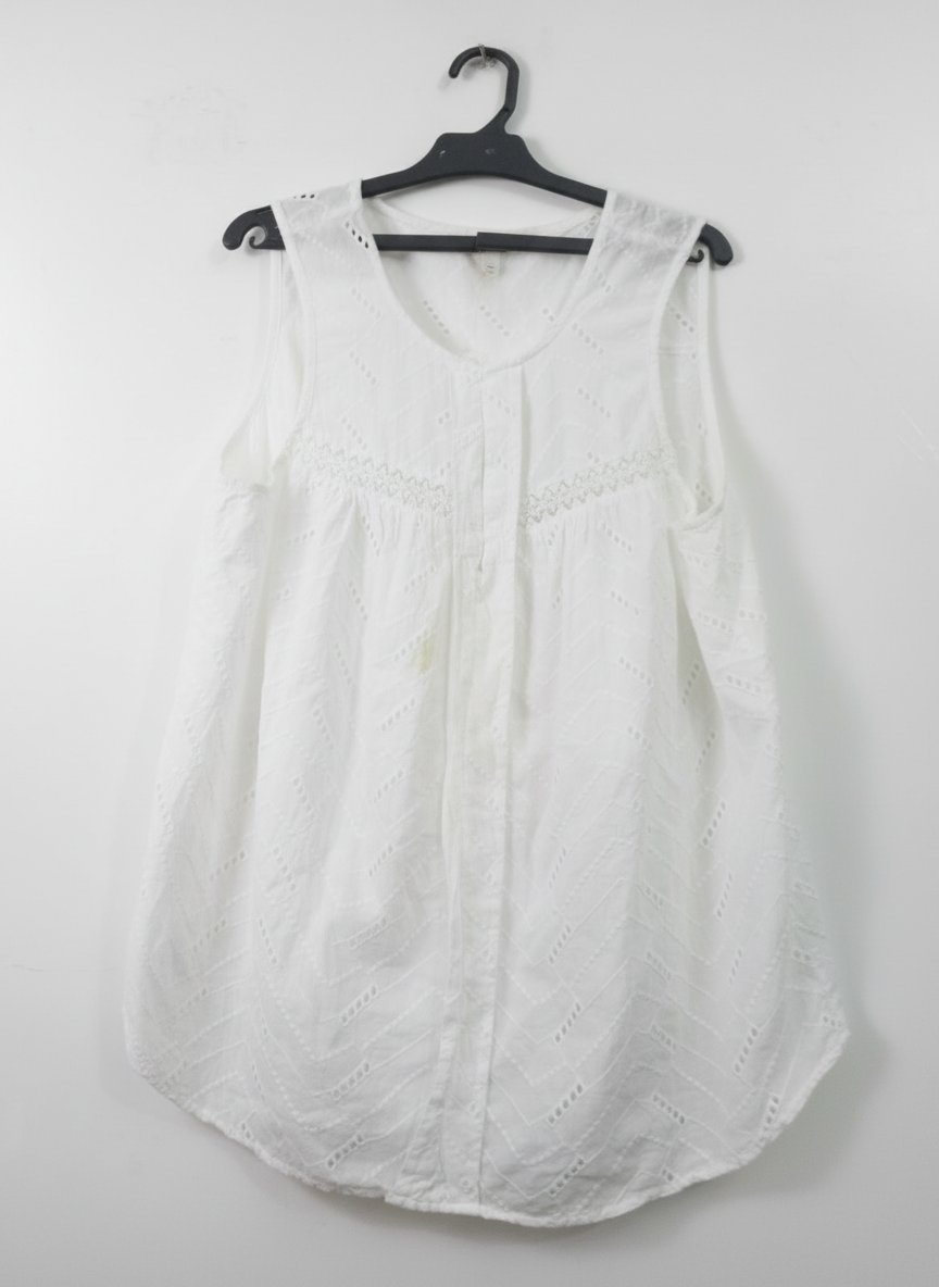 Chemise bordure anglaise 100%cotton