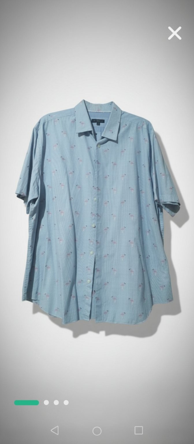 Chemise M&S 100%cotton avec broderies