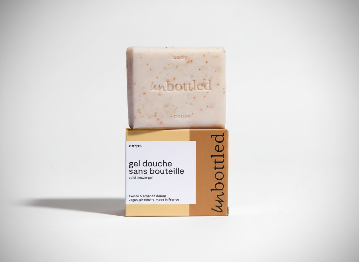 Gel douche sans bouteille