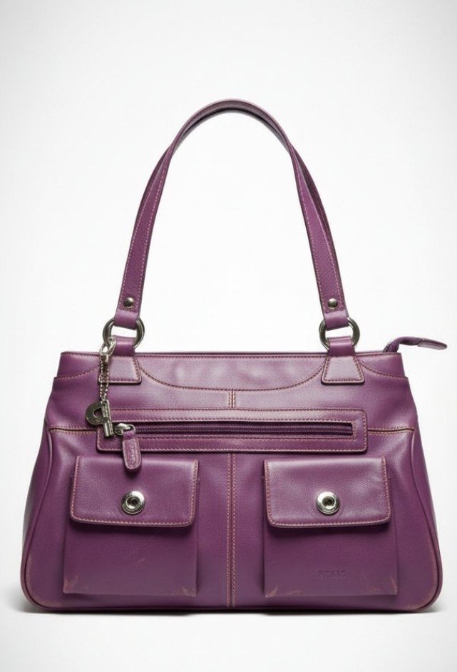 Picard guenuine leather woman purple shoulder bag made in Germany 🇩🇪 