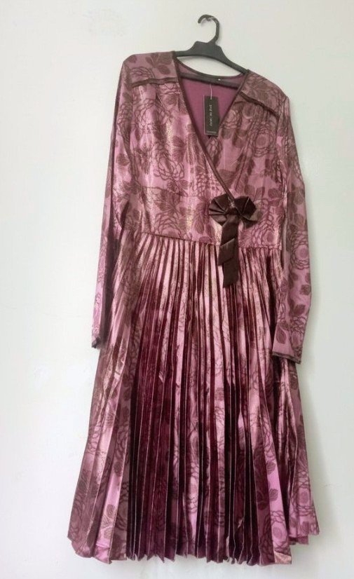 Robe plissée