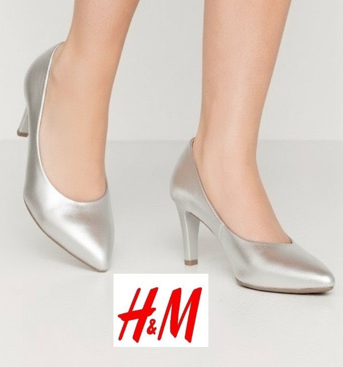 Escarpin argent H&M