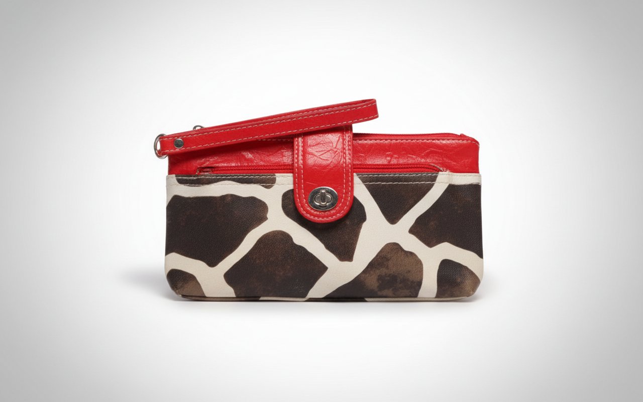 Pochette design girafe