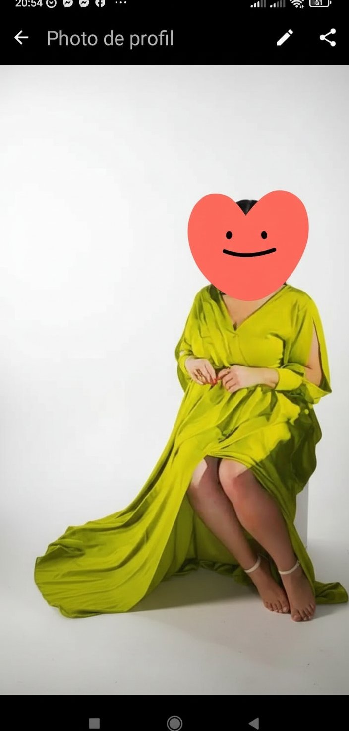 Robe effet satinée 