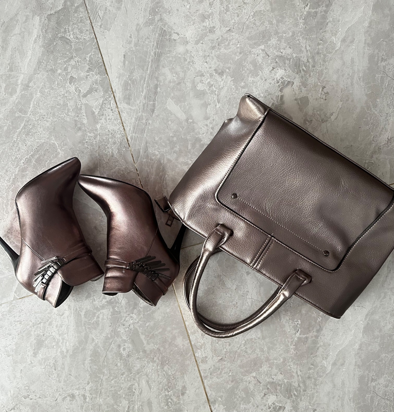 Bottines avec son sac