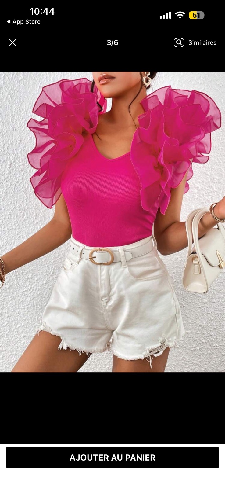 Top rose fushia 