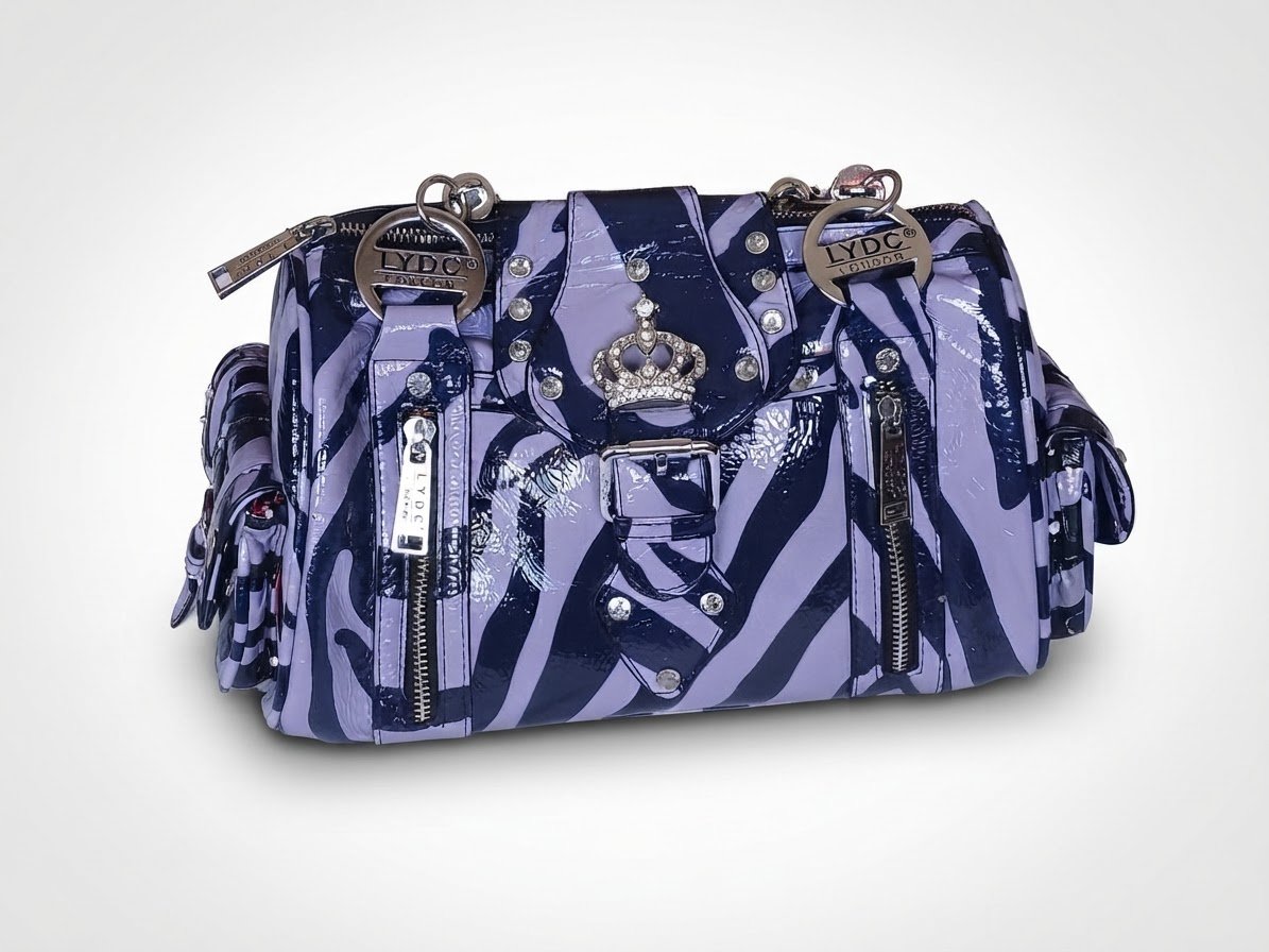 LYDC ZEBRA PRINT HANDBAG 