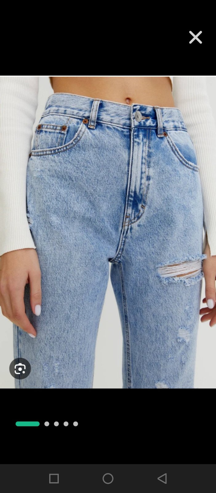 Jean boyfriend - light blue