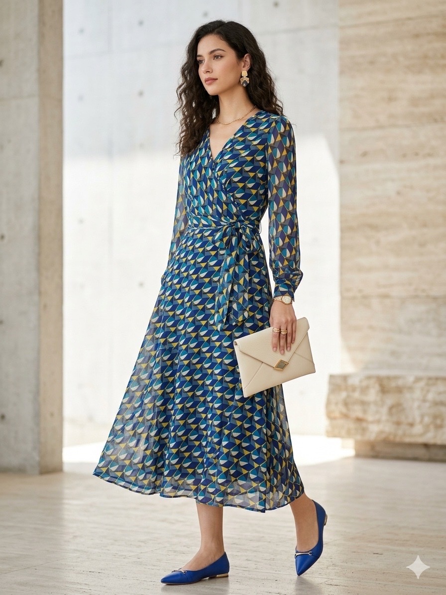 Robe bleu