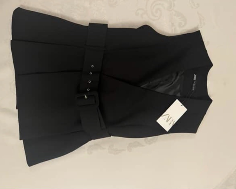Gilet/Veste sans manches structuré(e) Zara avec ceinture