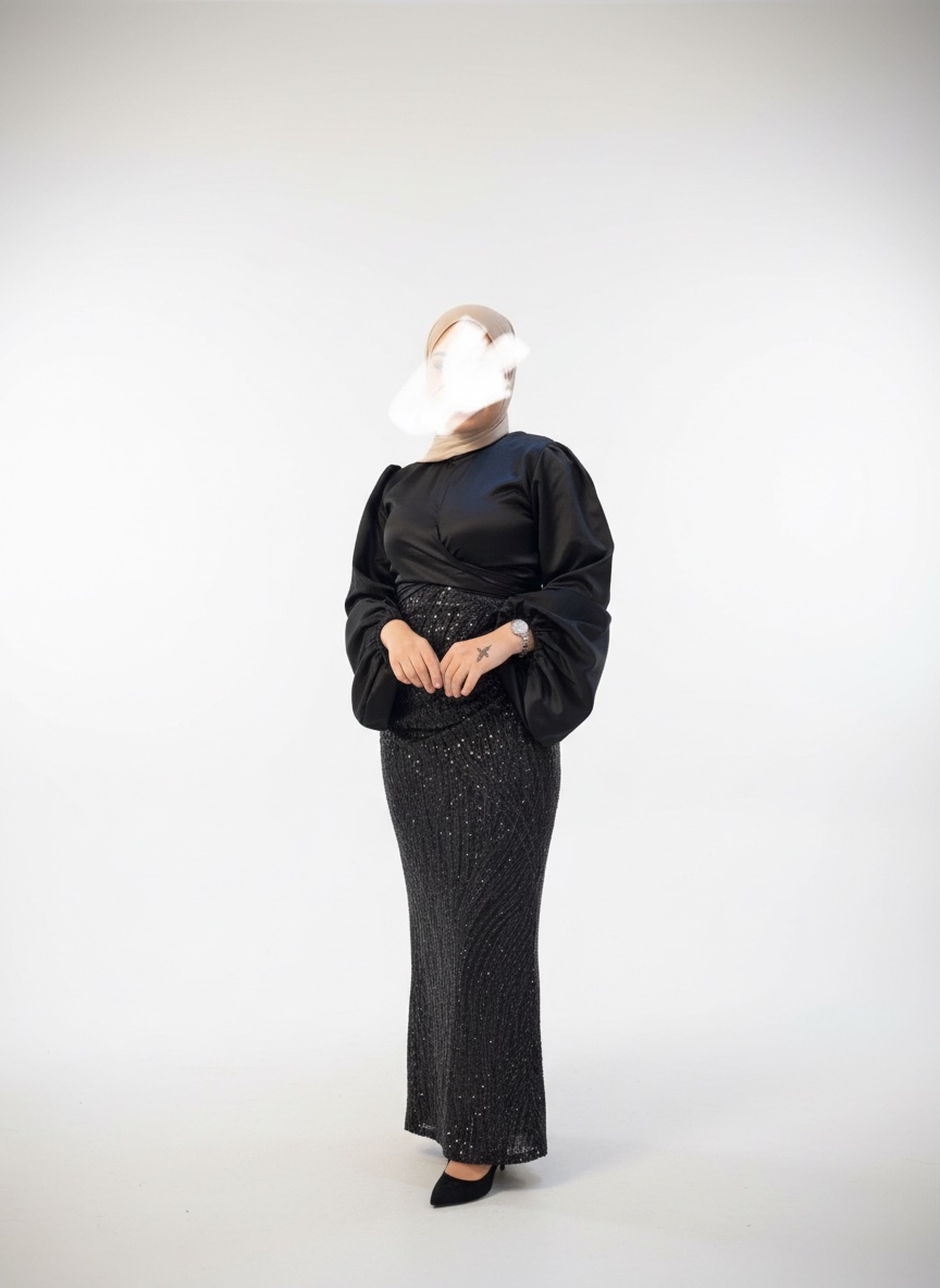 Robe noir soirée 