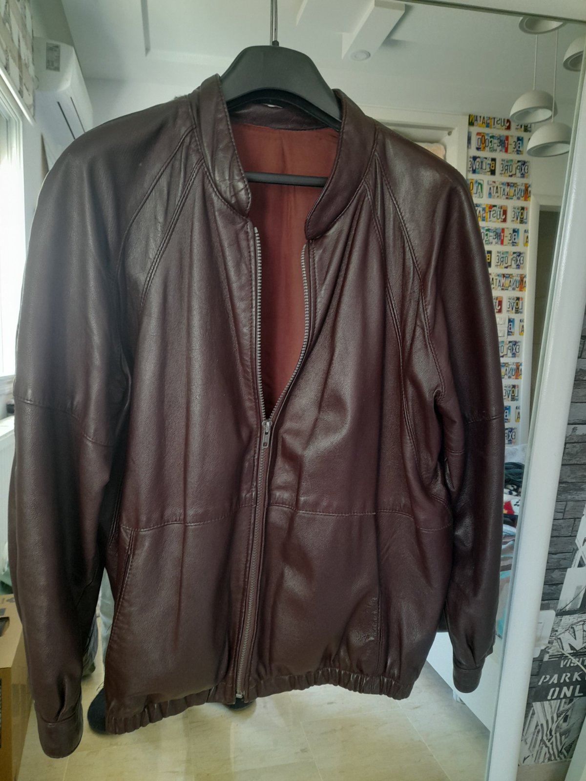 Gillet en cuire 