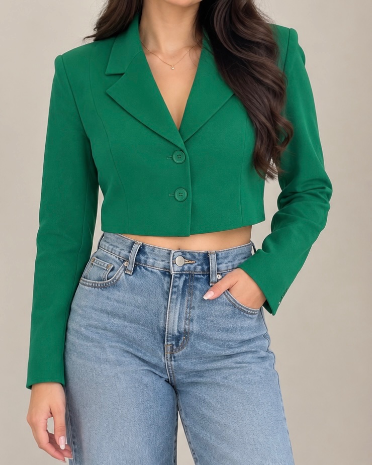 Blazer Crop courte