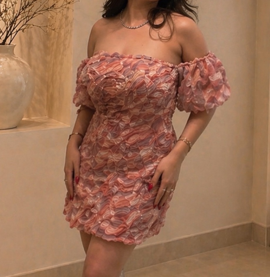 Robe courte coquette