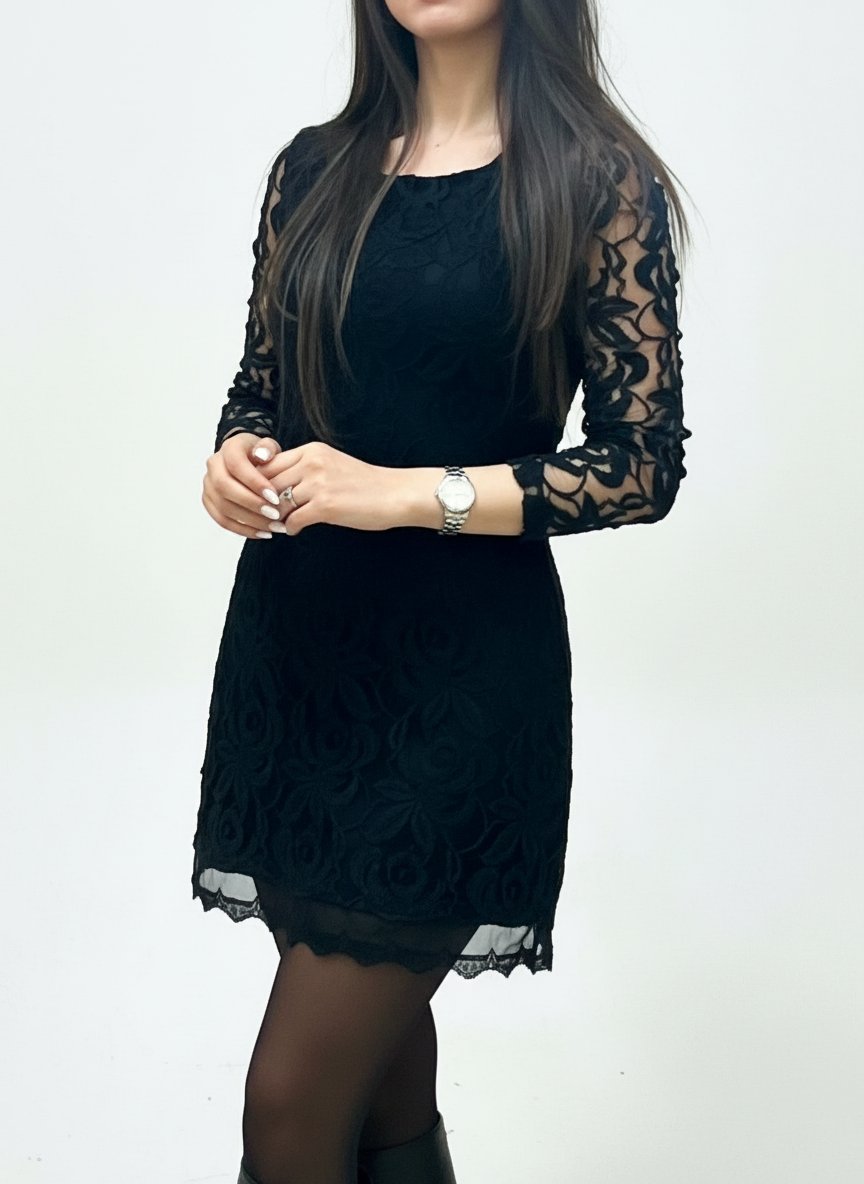 Robe soirée noir taille 36/S