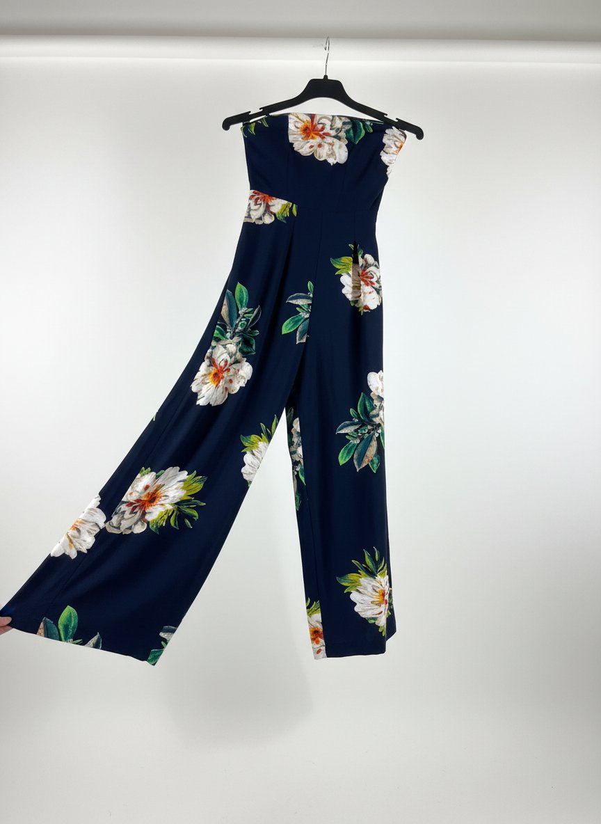 Très jolie Combinaison bustier fleurie 