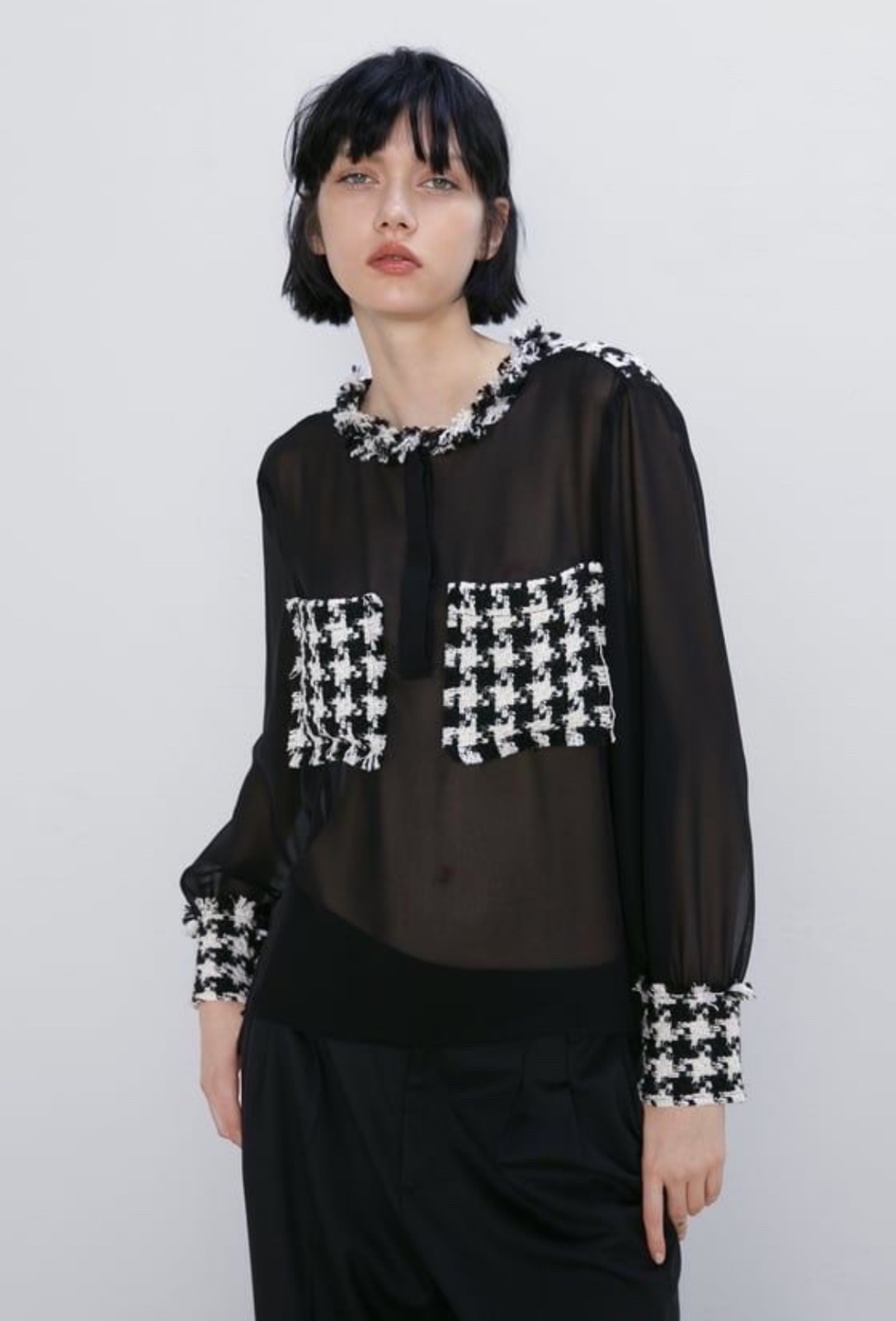 Blouse Zara style chemise  