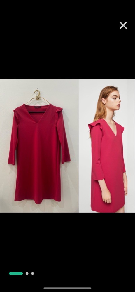 Robe mango rouge taille s