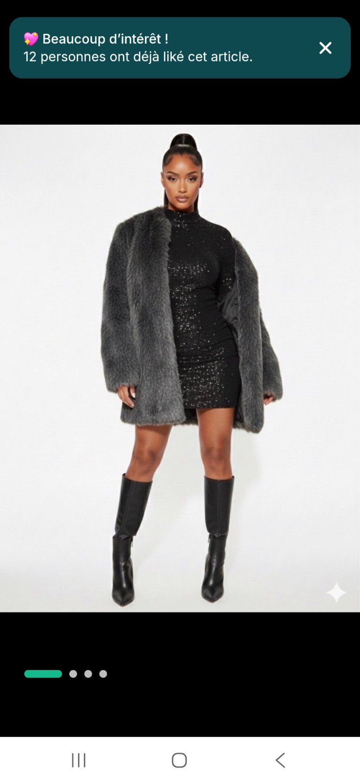 Manteau en forrure 