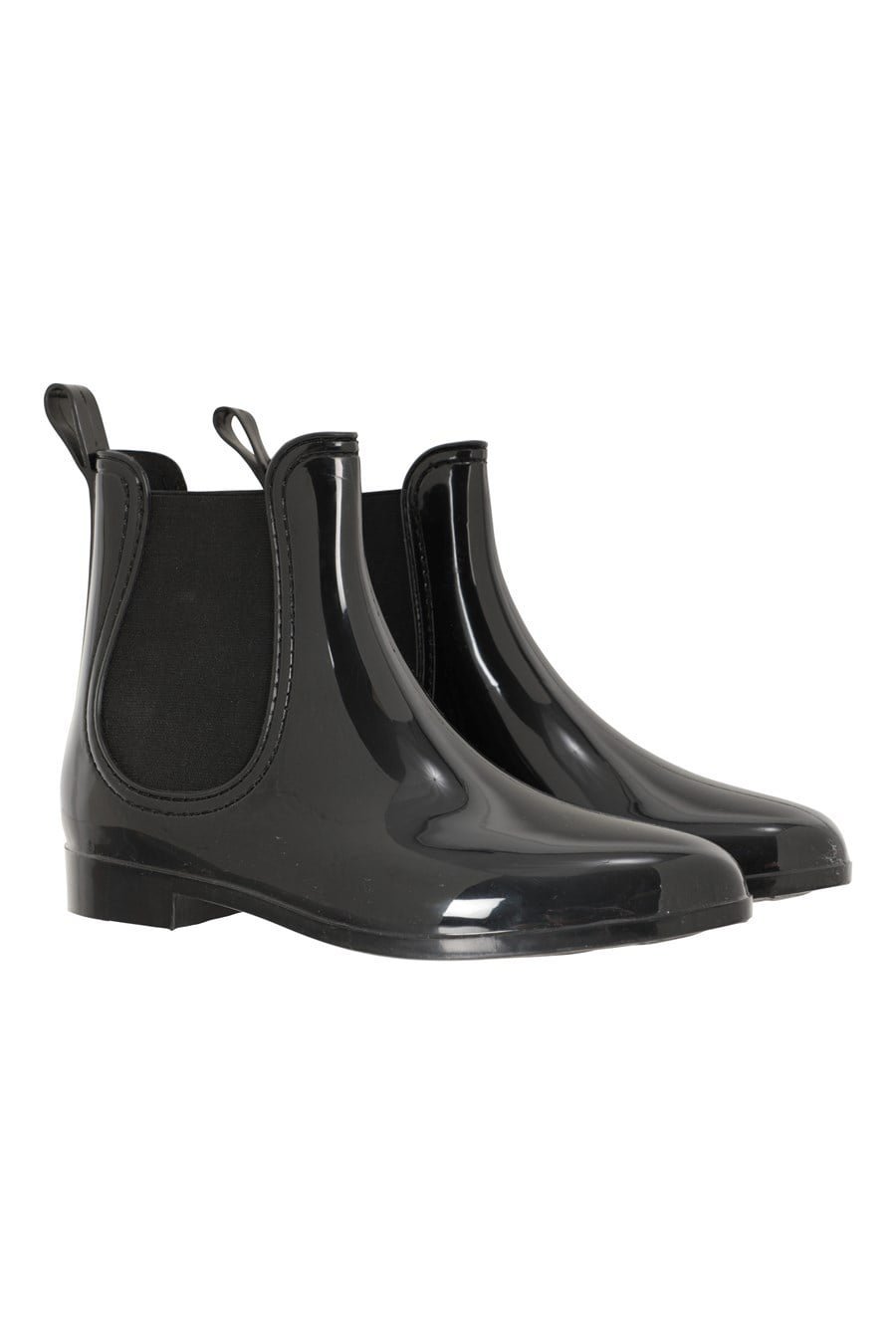 Bottines noir vernis pour femme 