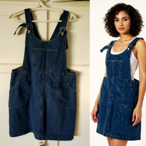 Robe salopette en Jean 