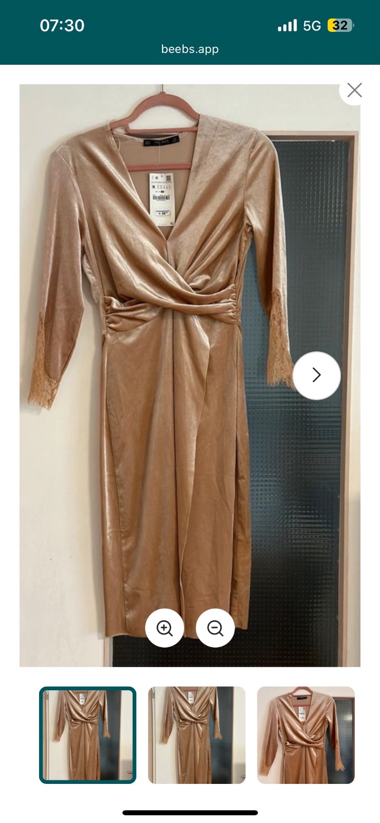 Je vends robe zara taille S