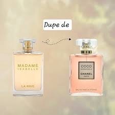 Eau de parfum madame isabelle, Dupe de coco chanel mademoiselle 30 ml